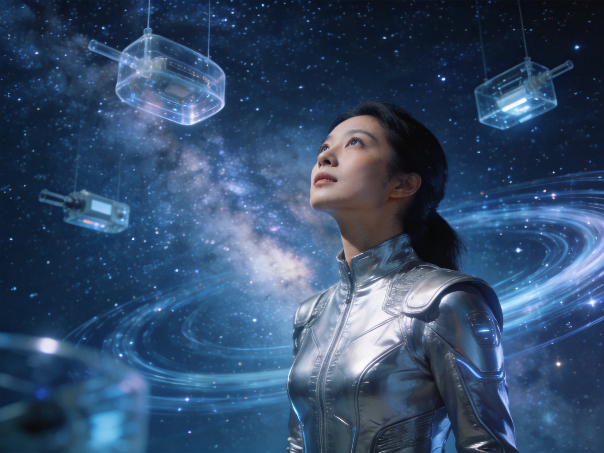 短剧《星河深处》海报